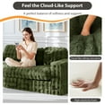 thumbnail image 4 of GOODONE 3 Seater Couch,Giant Bubbled Boneless Sofa Couch,Modern Comfy Floor Sofa with Armrests for Living Room and Apartments,No Assembly Required,Green, 4 of 7