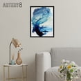 thumbnail image 3 of Eduard Tomek Sea Abstract Painting Black Framed Canvas Wall Art Print 12X16", 3 of 4
