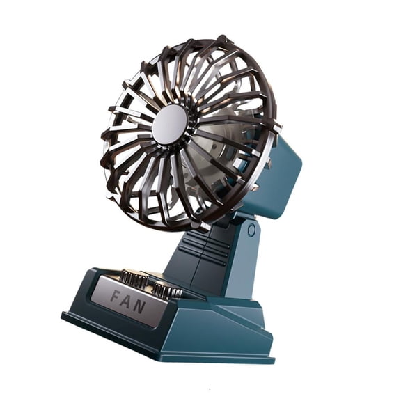 ZELVINN Old Mini Fan with Powerful Motor and Mini Size Powerful Table Fan Texture for Study Room