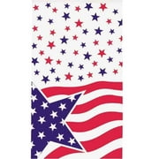 American Flag Printed Plastic Tablecover