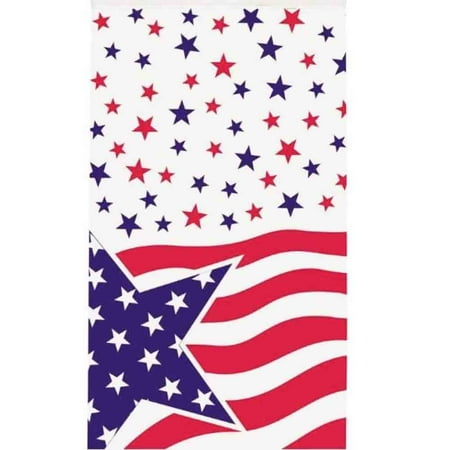American Flag Printed Plastic Tablecover