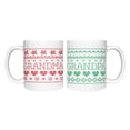 thumbnail image 1 of Grandma & Grandpa Matching Ugly Christmas Coffee Mugs Set Gift for Grandparents Mug White 15 Ounce / Mug White 11 Ounce, 1 of 2