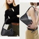 thumbnail image 2 of Bolso de hombro YFGBCX de cuero suave negro con tachuelas para mujer, 2 of 6