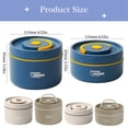 thumbnail image 3 of Insulated Lunch Box, Stainless Steel Portable Thermal Lunch Box, Mini Insulated Food Jar, Multi Function Food Storage Container for Preserving Food, 1 Pcs, 4.52x2.55", 3 of 9