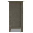 thumbnail image 5 of Simpli Home Burlington 30 inch Wide Solid Wood Transitional Low Storage Cabinet in Farmhouse Grey, 5 of 12