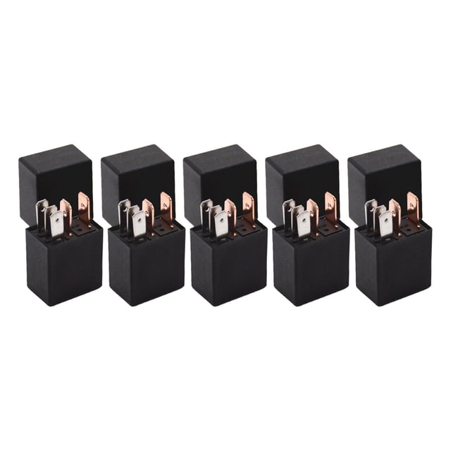 10 Uds. Relé de alarma cables de cobre estañado reemplaza el montaje 1No 12V accesorios fáciles de usar relé automotriz relé de alta resistencia para 5 pines