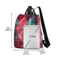 thumbnail image 3 of FORMRS Women's Travel Backpack Purse Anti-Theft Hidden Pockets Casual Shoulder Bag, Vibrant Green Tartan Pattern, 3 of 7