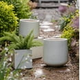 thumbnail image 2 of Modern White Planter Round, 2 of 9