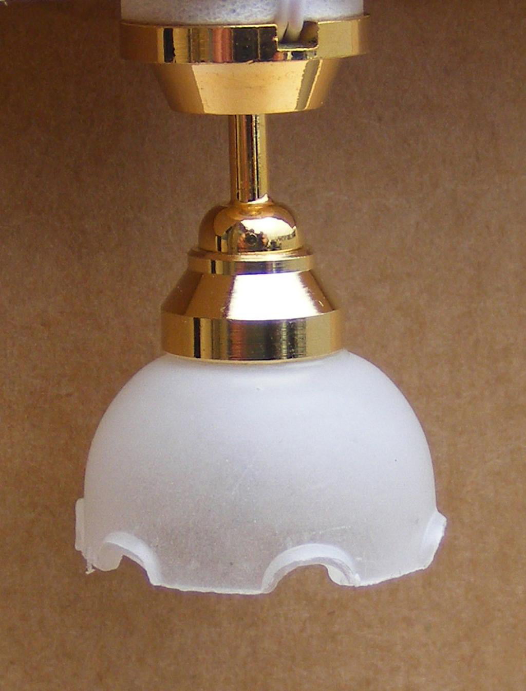 2pcs 1:12 Miniature LED Ceiling Light DIY Arm Lamp Dollhouse Accessories 