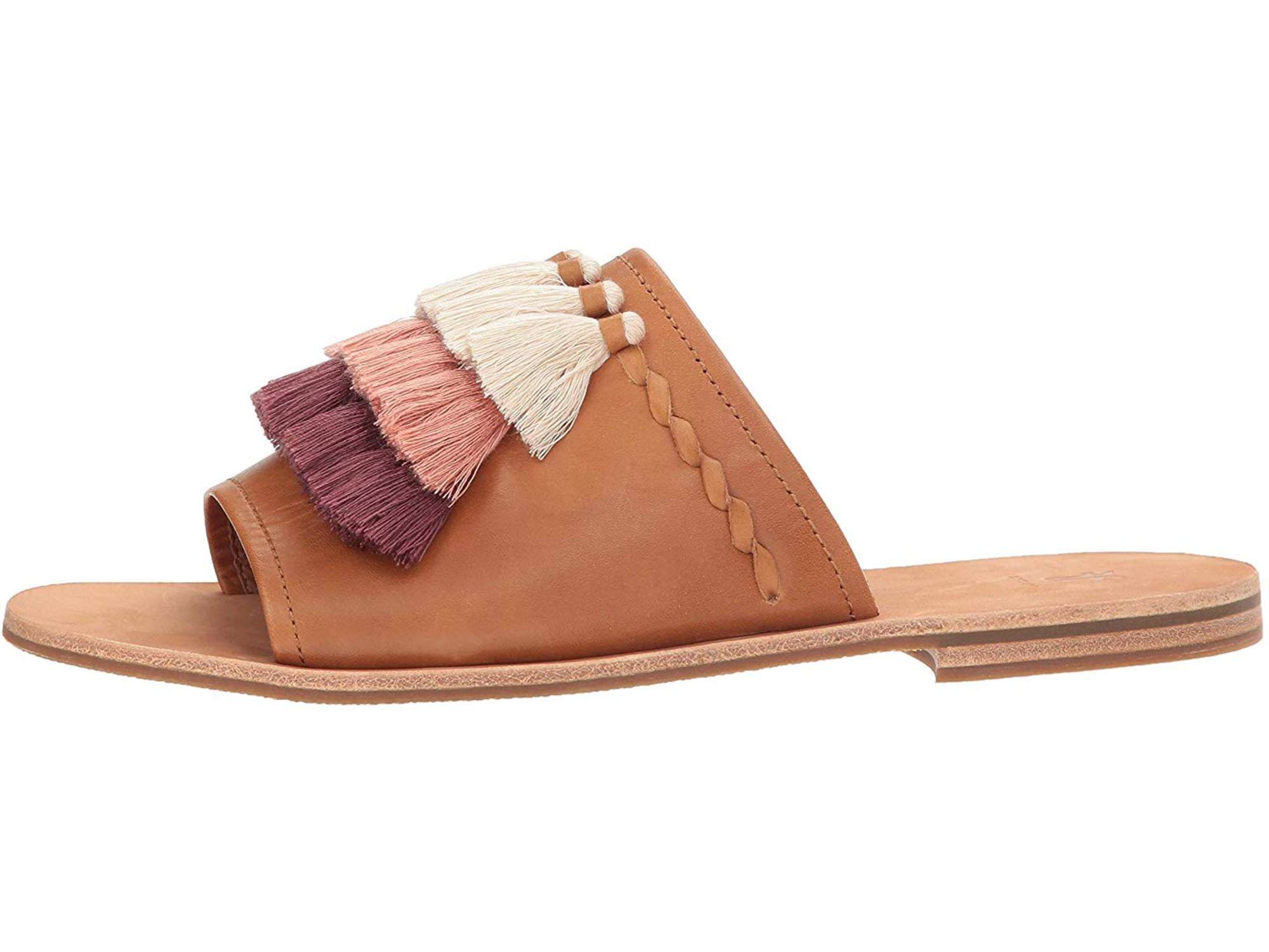Tassel slide sandals Clearance