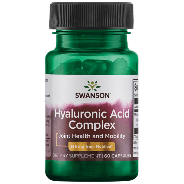 Swanson Hyaluronic Acid Complex 166 mg 60 Capsules