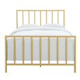 thumbnail image 2 of Home Fare Full Metal Bed in Metallic Gold, 2 of 8