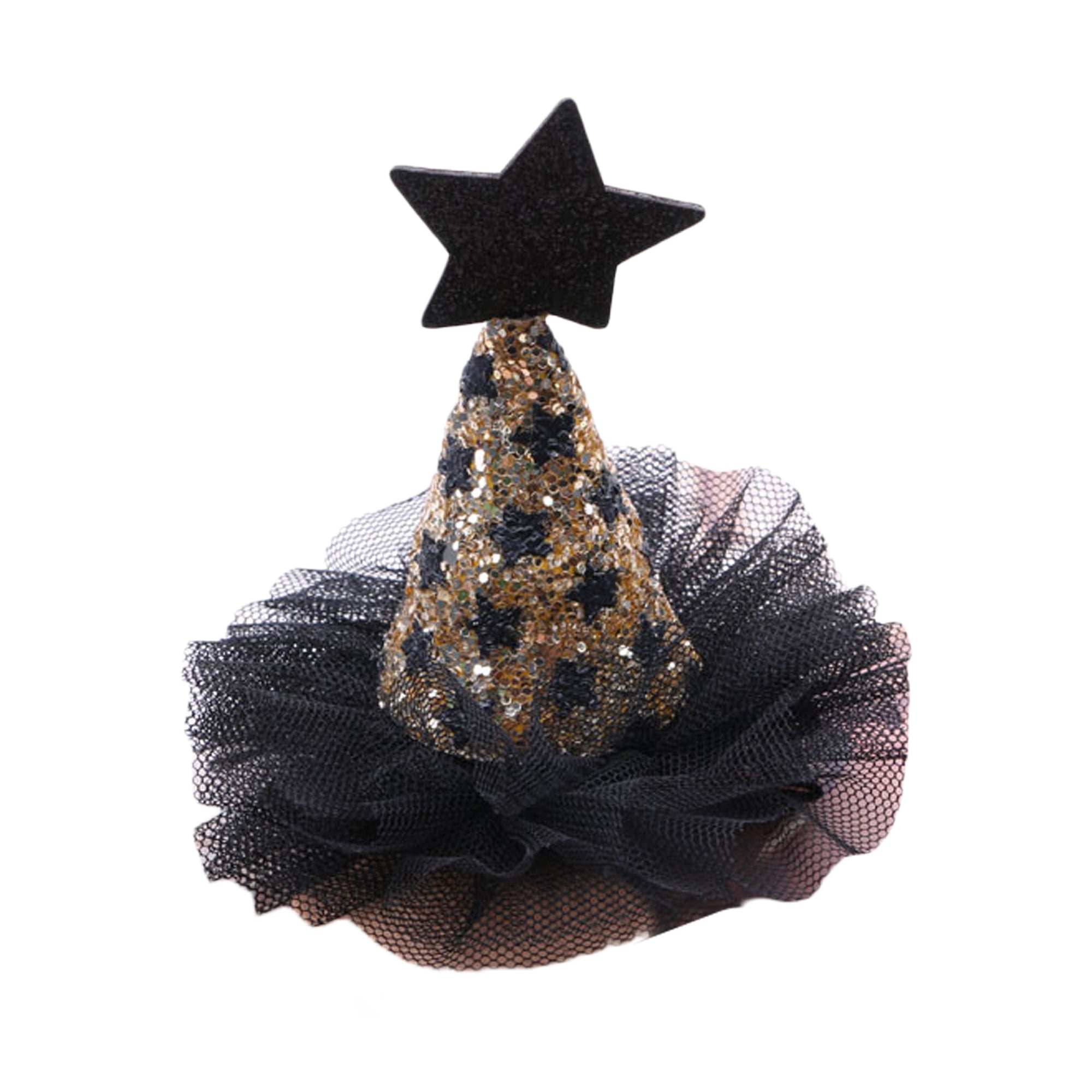 Sprifallbaby Halloween Witch Hat Retro Mini Top Hat Hair Clip Hairpins