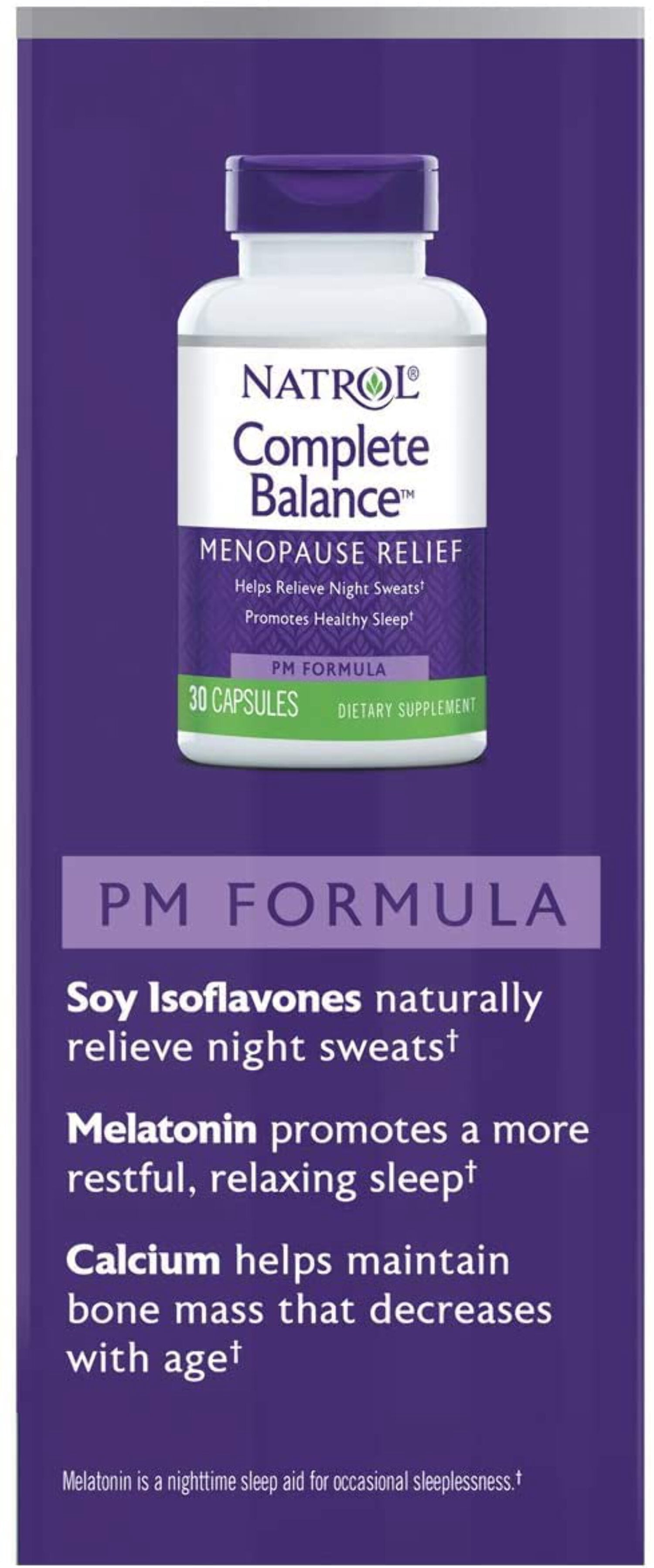 Natrol Complete Balance For Menopause AM&PM Capsules, 30 Ct
