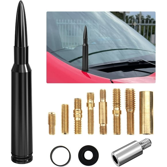 ORUYROP Car Truck Bullet Antenna for GM Chevy Silverado 1500 2500 3500 HD Avalanche GMC Sierra 1500 2500 3500 Denali Heavy Duty Pickup Trucks Accessories