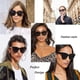 thumbnail image 3 of 2024 Sunglasses For Women, Sunglasses Womens Retro Sunglasses Trendy For Ladies, Big Frame Oversized Sun, 3 of 5