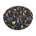 thumbnail image 6 of Uemuo Mushrooms Pattern Round Bar Stool Seat Covers Washable Stool Cushion Slipcover Elastic Bar Chair Covers-12 inch, 6 of 7