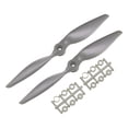 thumbnail image 1 of Hélices RC CCW 9x6 Pulgadas 2Vane para Avión Nylon Gris 2Pcs con Anillo Adaptador, 1 of 4