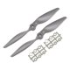 thumbnail image 1 of Hélices RC CCW 9x6 Pulgadas 2Vane para Avión Nylon Gris 2Pcs con Anillo Adaptador, 1 of 4