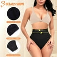 thumbnail image 3 of High Waist Thongs Shapewear Women Panties Flat Belly Lingerie Tummy Control Shaping Girdle Shaper Underwear Briefs, 3 of 9