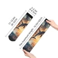thumbnail image 4 of Fuzoiu Sailing Dancing Dolphin Print Adult Socks, Crew Moisture-wicking Socks, Unisex Cushion Crew Socks,Casual Sports Ankle Socks, 4 of 7
