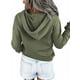 thumbnail image 3 of Worallymy Mujeres Otoño Invierno Sudadera con capucha Manga larga Color sólido Casual Prendas de vestir Jersey con capucha con bolsillo con cordón Worallymy JD735906115, 3 of 5