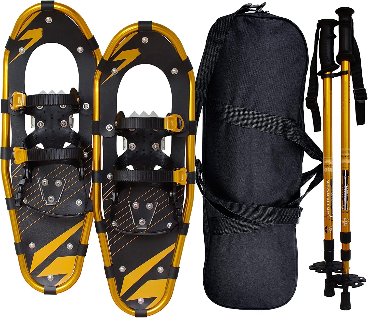 Light Weight Snowshoes for Women Men Youth Kids, Aluminum Terrain Snow