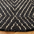 thumbnail image 3 of SAFAVIEH Bohemian Caymen Geometric Area Rug, Black/Ivory, 6' x 6' Round, 3 of 8