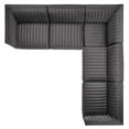 thumbnail image 3 of Modway Conjure 5-Piece Velvet and Stainless Steel Sectional in Gold/Gray, 3 of 5
