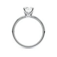 thumbnail image 2 of Oryn Jewel 14K White Gold Over 1.6 Ct Oval Cut Engagement Ring - Lab-Created Simulated Diamond Wedding Ring - Ideal 23rd Anniversary Gifts for Women - Elegant Promise Ring Gifts, 2 of 6