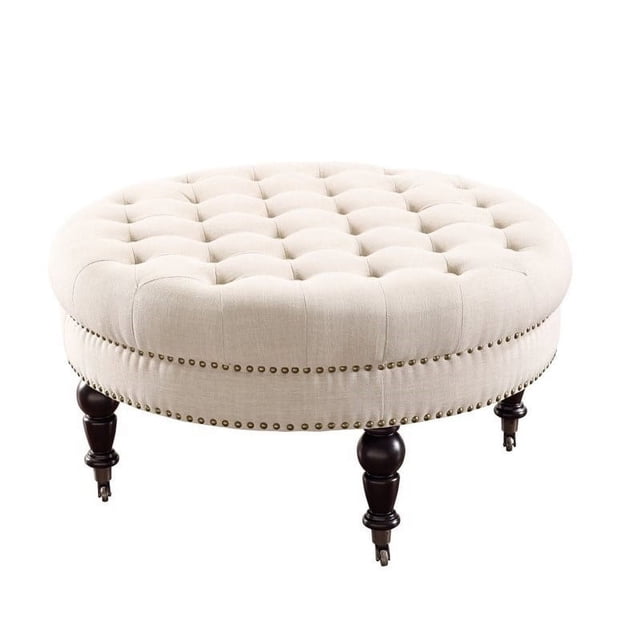 Riverbay Furniture Ottoman Rond en Naturel