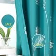 thumbnail image 3 of Cortinas Estelar Textiler, 132 x 259 cm, opacas, color verde azulado, 2 paneles, 3 of 9