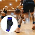 thumbnail image 3 of Unique Bargains 1 Pcs Ankle Support Braces with Strap Adjustable Breathable Ankle Wrap Brace for Sports Blue Size M, 3 of 7