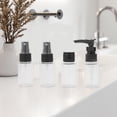 thumbnail image 5 of Unique Bargains Travel Container Set 5 PCS Bright Black, 5 of 5