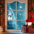 thumbnail image 3 of Static Cling Window Stickers Candy Snowflakes Snowman Christmas Party Decorations Festive Decoration, 3 of 6