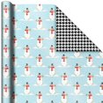 thumbnail image 4 of Hallmark Reversible Christmas Wrapping Paper (Snowmen and Houndstooth), 4 of 4
