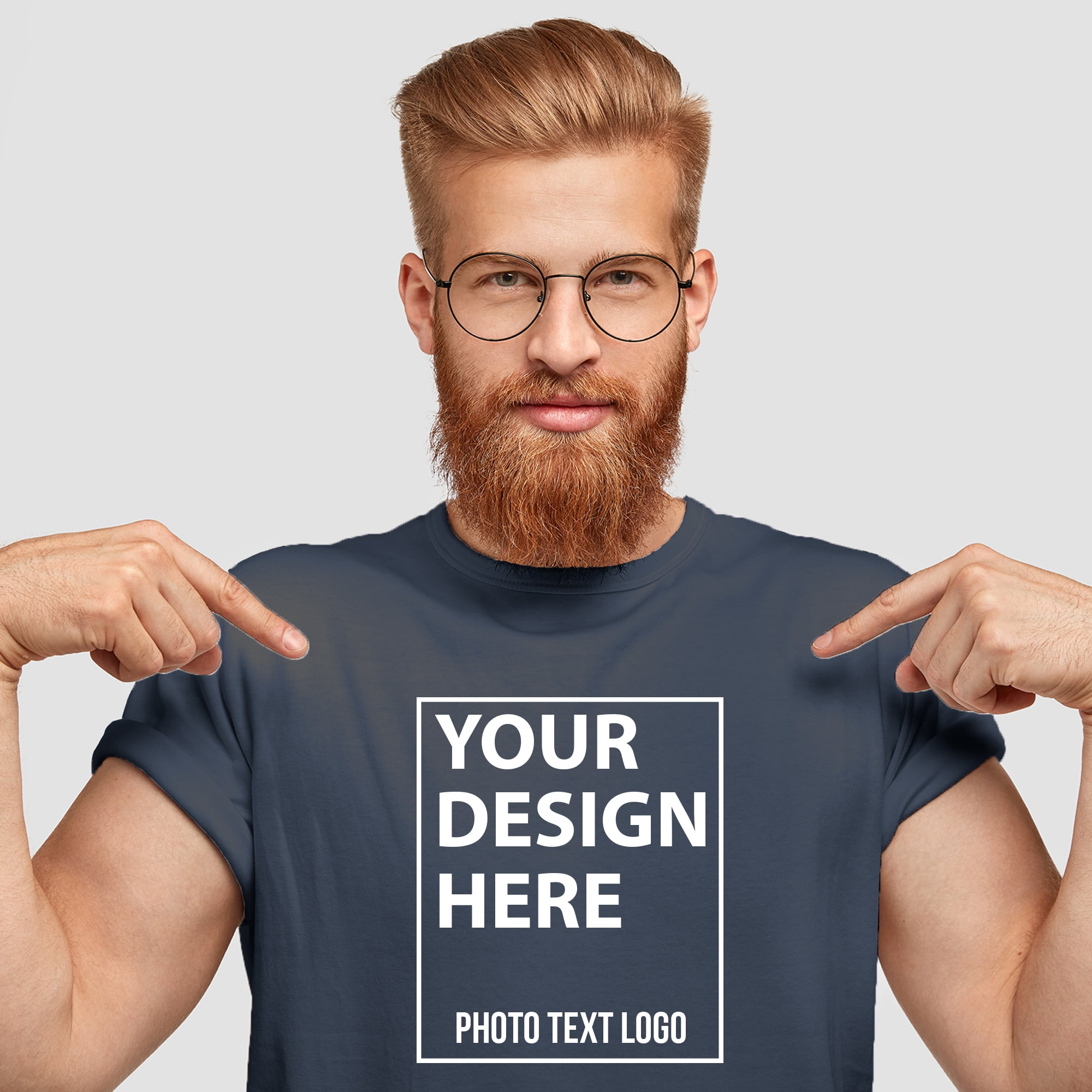 Radyan Custom T-Shirt Make Your Own T Shirts, Unisex Custom Design Your Own for Men Women - Walmart.com