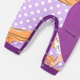 thumbnail image 4 of Disney Princess Baby Girls Long Sleeves Rompers Naia Graphic and Polka Dots Outfits Sizes 0-24M, 4 of 5