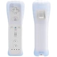 thumbnail image 3 of 2 x Silicone Cover Soft Case Skin with Wrist Strap Hand String for Wii Remote (White), 3 of 4