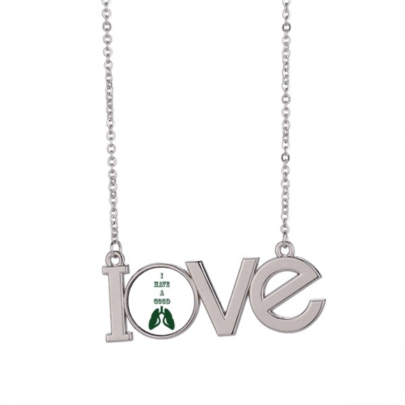 Body Lungs Breathing Lucky Love Necklace Pendant Charm Jewelry