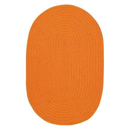 Capel Rugs Tropical Indoor / Outdoor Braided Rug - Orange