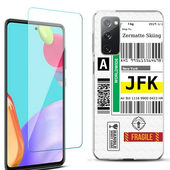 Slim-Fit Protective Phone Case for Samsung Galaxy S20 FE 5G Fan Edition, with Tempered Glass Screen Protector, by OneToughShield ® - Mail / New York