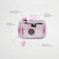thumbnail image 3 of Sunnylife: Underwater Camera - Pink Floral - Pool Side Retro Film Camera, Detachable Waterproof Casing, Wrist Strap, Focus Free, Water & Beach, 35mm, 3 of 7