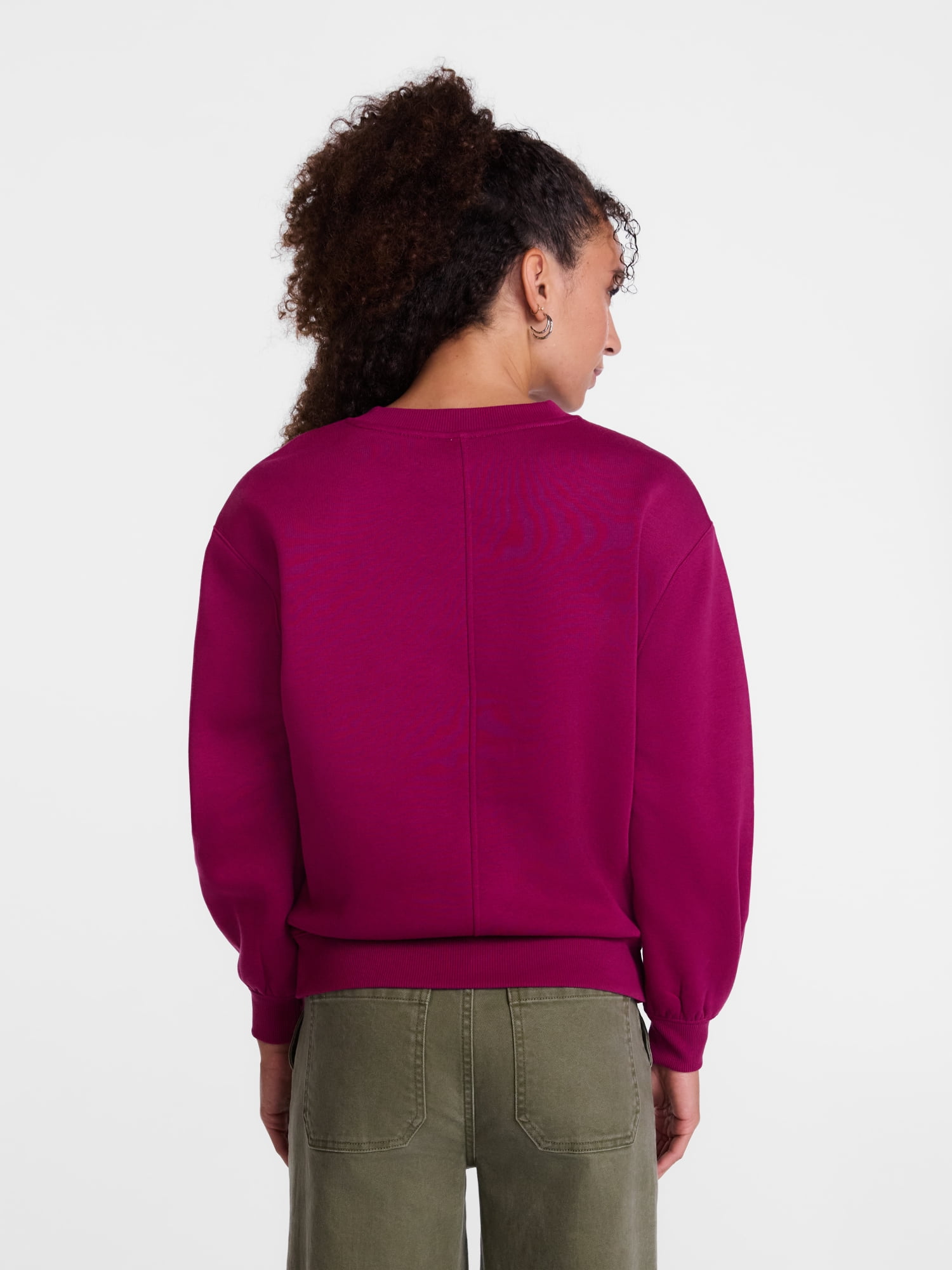 Scenario Women's and Women's Plus Crewneck Sweatshirt, Sizes XS-4X