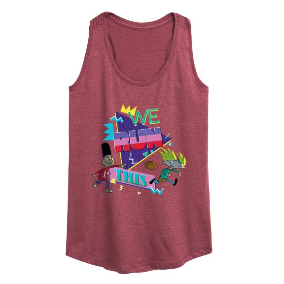 Hey Arnold! - Retro Arnold and Gerald - Women's Racerback Tank Top
