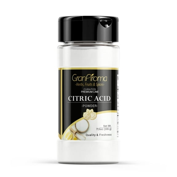 GranAroma Citric Acid, Food Preservative, Baking & Cleaning 7.3 Ounce