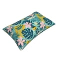 thumbnail image 3 of Naloa Tropical Floral Pillowcase, Throw Pillowcase, Wrinkle-Free, Stain-Resistant with Hidden Zipper for Bedroom Sofa - 14"x20", 3 of 9