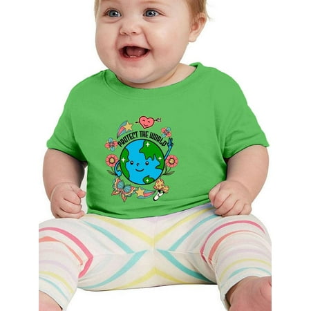 

Protect The World Quote T-Shirt Infant -Image by Shutterstock 18 Months
