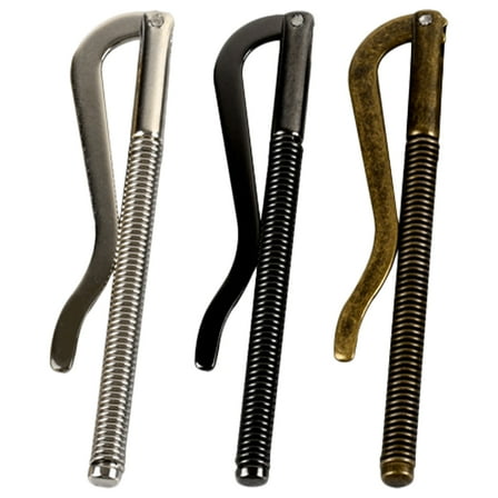 3 Pcs Metal Wallet for Men and Women Spring Check Holder Clip Money Bill Purses Cheque Clips Cash Organizers Office