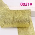 thumbnail image 1 of 10Meters Ribbons Gold Silver Glitter Silk Satin Ribbons Crafts Wedding Decorative DIY Ribbons Bow Christmas Gift Wrap Decor, 1 of 4